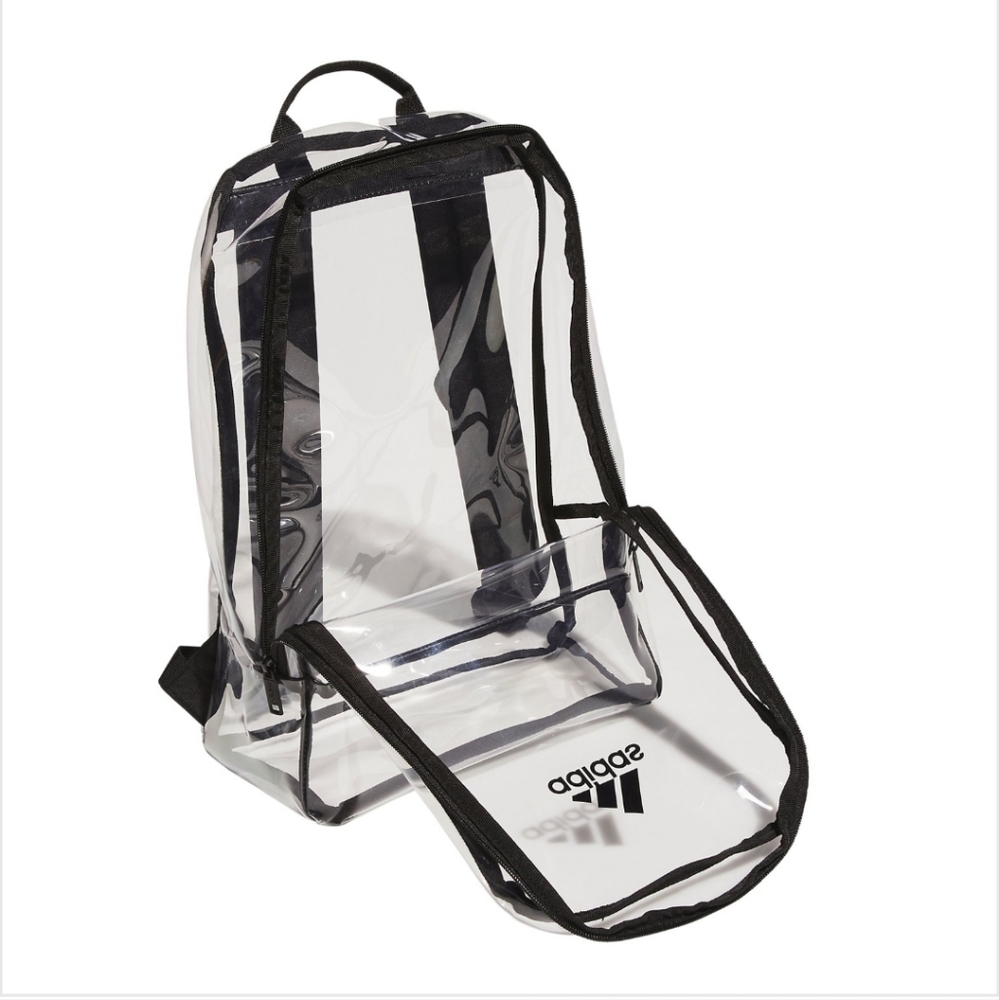 Really Nice Adidas clear backpack NWT - Picture 3 of 7